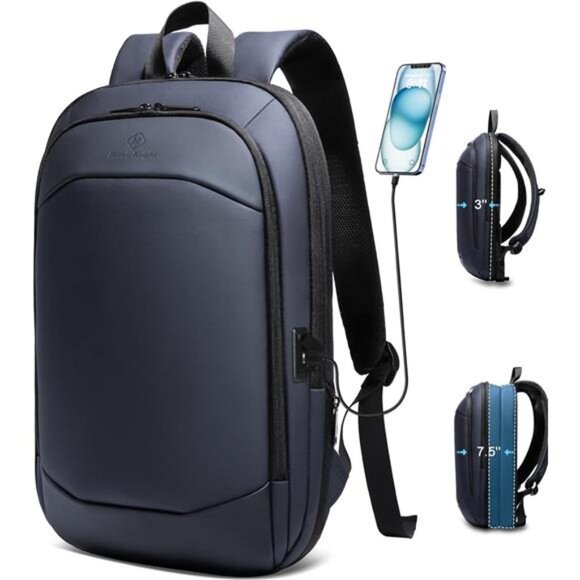 Business Backpack 17 Inch Dark Blue